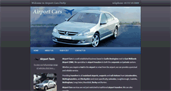 Desktop Screenshot of airportcars.uk.com