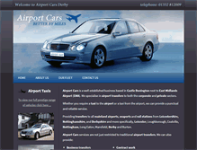 Tablet Screenshot of airportcars.uk.com